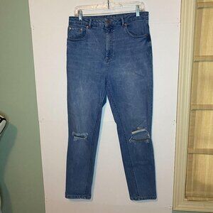 ASOS Straight Leg Distressed Jeans 32×32